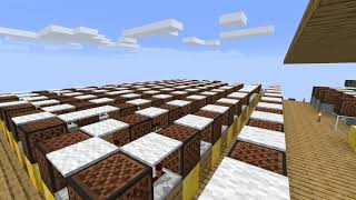 Building AaronGrooves quotJazzy Note Blocksquot in Hypixel Skyblock [upl. by Chauncey156]