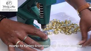 Paper Tip How to Set Grommets amp Eyelets [upl. by Deyes]