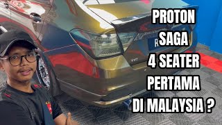 PROTON SAGA MANUAL CLUTCH LOCENG  4 SEATER SAHAJA  PERTAMA KALI AKU TENGOK [upl. by Llenart]