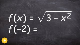 How to evaluate a radical function given three different values [upl. by Blas]