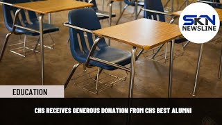 CHS RECEIVES GENEROUS DONATION FROM CHS BEST ALUMNI [upl. by Cutty]