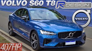 TUDO SOBRE O VOLVO S60 T8 RDESIGN 2021  O CARRO QUE DESBANCA AUDI BMW E MERCEDESBENZ [upl. by Drews]