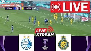 🔴LIVE Esteghlal FC vs AlNassr  AFC Champions League Elite 202425  Match Live Today [upl. by Ddej]