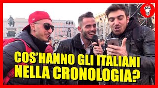 Coshanno gli Italiani nella Cronologia  INTERVISTE IMBARAZZANTI  theShow [upl. by Zandt]