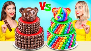 Cake Decorating Challenge Cooking Challenge for 24 Hours by YUMMY JELLY [upl. by Perot]