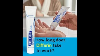 How long does Adapalene or Differin take to work [upl. by Caitrin]