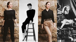 10 OUTFITS Inspired by Audrey Hepburn amp Grace Kelly  Vintage Fashion Inspo [upl. by Emanuele923]