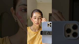 Contour your face  zero makeup look  makeup tutorial for beginners foryou fypシ゚ viralreels [upl. by Hild]