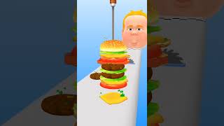 XXL sandwich 🍔 Make Extra Large Hugechesse Burger 🍔xxlsandwich shortsvideo music [upl. by Atled859]