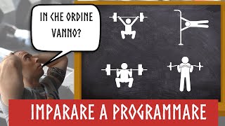 Imparare a programmare VI  Lordine degli esercizi [upl. by Zinah]