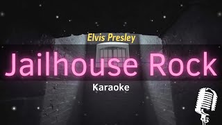 Jailhouse Rock HQ  Elvis Presley Karaoke [upl. by Tannen642]