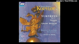 Alexander Kopylov 18541911  Symphony In C minor Op 14 1888 [upl. by Dlared]