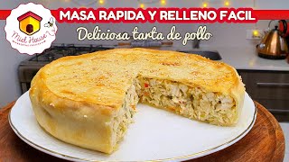 TARTA DE POLLO familiar TODO CASERO Y FACIL [upl. by Brunk866]