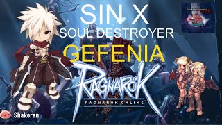 OriginsRo  SinX Soul Destroyer  farming at Gefenia  2SHOTS AK  PRERENEWAL [upl. by Enniroc193]