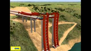 Alconetar Bridge  Construction Process [upl. by Norword]