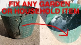 Repair Any Garden Or Household Item With Tuff Tape  UNIVERSAL TAPE FIX HOW TO [upl. by Hplar]