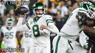 Aaron Rodgers takes jab at media after Week 7 loss to the Pittsburgh Steelers [upl. by Imeon]