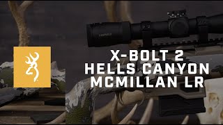 XBolt 2 Hells Canyon McMillan LR  2024 [upl. by Ileak]