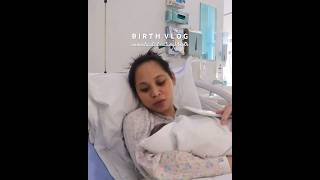 NATURAL BIRTH  Labor amp Delivery Vlog  shorts [upl. by Analrahc]