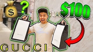 BUYING THE CHEAPEST ITEM IN GUCCI [upl. by Divaj]