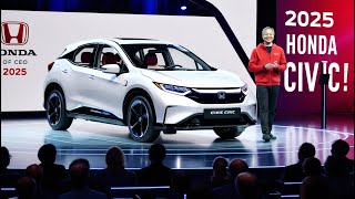 5 Things You Need to Know About the New Honda Civic 2025  Honda Civic 2025 [upl. by Nesiaj425]