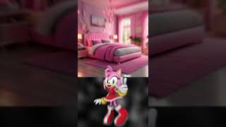 Sonic Tails Amy Shadow Knuckles as BEDROOM shorts [upl. by Schwinn983]