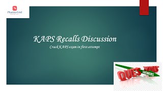 KAPS Recalls Discussion Part 28 [upl. by Sikleb]