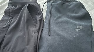 NIKE Tech Fleece Jogger vs LULULEMON ABC jogger [upl. by Kir]