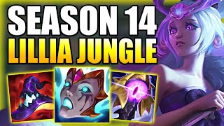 THE SEASON 14 ITEM CHANGES HAVE BEEN AMAZING FOR LILLIA JUNGLE  Gameplay Guide League of Legends [upl. by Redmer382]