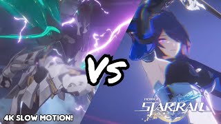 Archeron vs Sam 4k Slow Motion Honkai Star Rail [upl. by Gentry471]