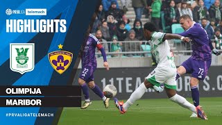 Olimpija 0  0 Maribor  15 krog 202425 PrvaLigaTelemach [upl. by Laing]