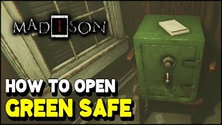 Madison How to open GREEN SAFE Green Safe Code [upl. by Imuya41]