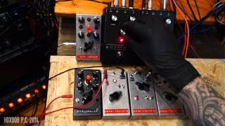 ARCHITEUTHIS ANALOG DRONE VCO goes through MOOG MF RING and MOOG MF TREM [upl. by Ainevul]