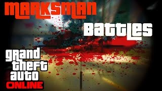 GTA 5 online  Marksman Rifle Battles [upl. by Aciraj]