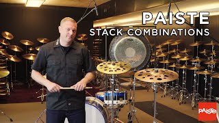 PAISTE CYMBALS  Stack Combinations PSTX  900 Series [upl. by Eniamrehc553]