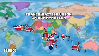 FrancoBritish Union in 1920 Dummynation [upl. by Devonna]