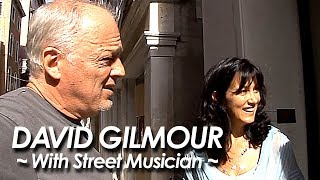 PINK FLOYD：DAVID GILMOUR 『Shine On You Crazy Diamond With Street Musician』by miu JAPAN [upl. by Nims]