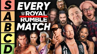 TIER LIST Every WWE Royal Rumble Match [upl. by Hentrich]