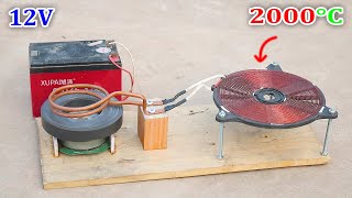 I make high power electric stove from a Magnet and Motor  alternative in the gas crisis [upl. by Therine]