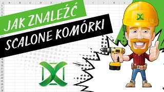 Excel  Jak znaleźć wszystkie scalone komórki  Porada 459 [upl. by Anihta]