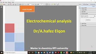 Potentiometry Indicator electode Antimony  Quinhydrone and glass electrodeKSIU [upl. by Llenyr659]