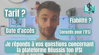 Je réponds à vos questions concernant la plateforme Réussis ton IFSI [upl. by Bishop505]