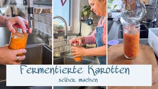 Karotten fermentieren  Probiotisches Powerfood  Gesundes für den Darm [upl. by Damek]