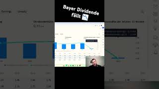 Die Dividende von Bayer wurde gekürzt 📉 shorts bayer trading aktien aktienanalyse dax [upl. by Dusty]