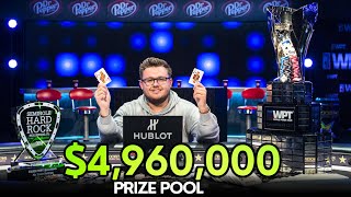 4960000 Prize Pool Double the Action at European Championship amp Seminole Hard Rock Final Tables [upl. by Ardna711]