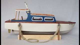 Kestral 25 Model Boat Kit Build Part 1 [upl. by Gillian]