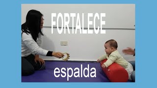 💪 🍼 FORTALECE la espalda y cuello de tu bebe 👼  Usando el Rodillo [upl. by Carolynn547]