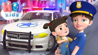 Polis Arabası şarkısı 🚔 Police çizgi film 🚓 HeyKids  Çoçuk Şarkıları [upl. by Thurstan]