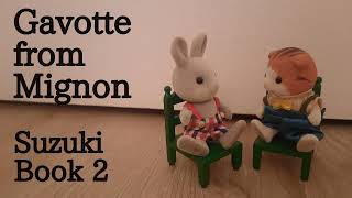 Gavotte from quotMignonquot  Suzuki Violin School Book 2 [upl. by Hailey]