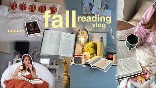 getting cozy amp getting through my fall tbr 🍂📚☕️  reading vlog [upl. by Killarney370]